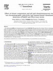 Research paper thumbnail of Effect of eluent composition and pH and chemiluminescent reagent pH on ion chromatographic selectivity and luminol-based chemiluminescence detection of Co2+, Mn2+ and Fe2+ at trace levels