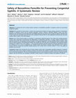 Research paper thumbnail of Safety of Benzathine Penicillin for Preventing Congenital Syphilis: A Systematic Review