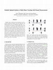 Research paper thumbnail of Globally optimal solution to multi-object tracking with merged measurements