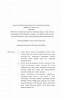 Research paper thumbnail of PERMENKES 92 No. 92 TAHUN 2015 TENTANG JUKNIS PELAKSANAAN PROGRAM KERJASAMA ANTARA PUSKESMAS, UTD DAN RS DALAM PELAYANAN DARAH UNTUK MENURUNKAN ANGKA KEMATIAN IBU (QUICKWINS)