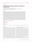 Research paper thumbnail of An update on photodynamic therapies in the treatment of onychomycosis