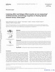 Research paper thumbnail of Listening effort and fatigue: What exactly are we measuring? A British Society of Audiology Cognition in Hearing Special Interest Group ‘white paper’