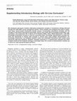 Research paper thumbnail of Supplementing introductory biology with on-line curriculum