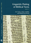 Research paper thumbnail of 2008b Young Rezetko Ehrensvärd Linguistic Dating of Biblical Texts Volume 2 Front Matters