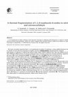 Research paper thumbnail of A thermal fragmentation of 1,2,4-oxadiazole-4-oxides to nitriles and nitrosocarbonyls