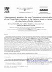 Research paper thumbnail of Paleomagnetic evidence for post-Cretaceous internal deformation of the Chuan Dian Fragment in the Yangtze block: a consequence of indentation of India into Asia