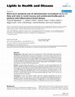 Research paper thumbnail of Short-term duodenal seal oil administration normalised n-6 to n-3 fatty acid ratio in rectal mucosa and ameliorated bodily pain in patients with inflammatory bowel disease