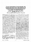 Research paper thumbnail of Chronic administration of eicosapentaenoic acid and docosahexaenoic acid as ethyl esters reduced plasma cholesterol and changed the fatty acid composition in rat blood and organs