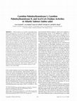 Research paper thumbnail of Carnitine palmitoyltransferase I, carnitine palmitoyltransferase II, and Acyl-CoA oxidase activities in atlantic salmon (Salmo salar)