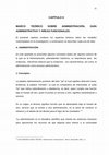 Research paper thumbnail of CAPÍTULO II MARCO TEÓRICO SOBRE ADMINISTRACIÓN, GUÍA ADMINISTRATIVA Y ÁREAS FUNCIONALES