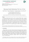 Research paper thumbnail of Measuring Graded Membership: The Case of Color