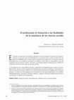 Research paper thumbnail of González, G. (2013). El profesorado en formación y las finalidades de la enseñanza de las ciencias sociales. Uni-Pluriversidad. No 38 / Vol.13, N.° 2, 24-34