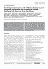 Research paper thumbnail of Novel Huprine Derivatives with Inhibitory Activity toward β-Amyloid Aggregation and Formation as Disease-Modifying Anti-Alzheimer Drug Candidates