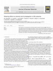 Research paper thumbnail of Shearing effects on density burst propagation in SOL plasmas