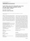 Research paper thumbnail of Genetic linkage maps of two interspecific grape crosses (Vitis spp.) used to localize quantitative trait loci for downy mildew resistance