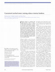 Research paper thumbnail of Customized notched music training reduces tinnitus loudness