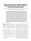 Research paper thumbnail of Terlipressin therapy with and without albumin for patients with hepatorenal syndrome: Results of a prospective, nonrandomized study