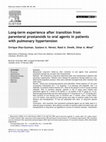 Research paper thumbnail of Long-term experience after transition from parenteral prostanoids to oral agents in patients with pulmonary hypertension