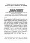 Research paper thumbnail of ANÁLISE DO CONTEÚDO DE MICROBIOLOGIA PRESENTE NA REVISTA CIÊNCIA HOJE DAS CRIANÇAS ANALYSIS OF MICROBIOLOGICAL CONTENT IN THE JOURNAL CIÊNCIA HOJE DAS CRIANÇAS (SCIENCE TODAY FOR CHILDREN