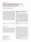 Research paper thumbnail of QT Interval in Newborns of Different Ethnic Origin: Usefulness of Neonatal ECG Screening