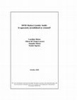 Research paper thumbnail of DFID Malawi gender audit: evaporated, invisibilized or resisted?