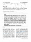 Research paper thumbnail of Canopy studies on ethylene-insensitive tobacco identify ethylene as a novel element in blue light and plant-plant signalling