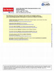 Research paper thumbnail of Active Microbial Sulfur Disproportionation in the Mesoproterozoic