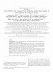 Research paper thumbnail of Comorbidities play a larger role in predicting health-related quality of life compared to having an ostomy