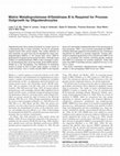 Research paper thumbnail of Matrix metalloproteinase-9/gelatinase B is required for process outgrowth by oligodendrocytes