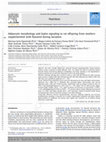 Research paper thumbnail of Adipocyte morphology and leptin signaling in rat offspring from mothers supplemented with flaxseed during lactation