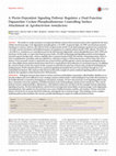 Research paper thumbnail of A Pterin-Dependent Signaling Pathway Regulates a Dual-Function Diguanylate Cyclase-Phosphodiesterase Controlling Surface Attachment in Agrobacterium tumefaciens