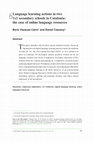 Research paper thumbnail of Language learning actions in two 1x1 secondary schools in Catalonia: the case of online language resources