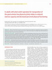 Research paper thumbnail of In adults with atrial switch operation for transposition of the great arteries low physical activity relates to reduced exercise capacity and decreased perceived physical functioning