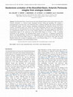 Research paper thumbnail of Geotectonic evolution of the Bransfield Basin, Antarctic Peninsula: insights from analogue models