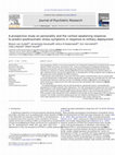 Research paper thumbnail of A prospective study on personality and the cortisol awakening response to predict posttraumatic stress symptoms in response to military deployment