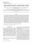 Research paper thumbnail of Aquifer-peatland connectivity in southern Quebec (Canada)