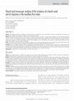 Research paper thumbnail of Clinical and microscopic analysis of the incidence of a fourth canal and its trajectory in the maxillary first molar