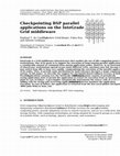 Research paper thumbnail of Checkpointing BSP parallel applications on the InteGrade Grid middleware