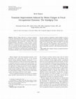 Research paper thumbnail of Transient improvement induced by motor fatigue in focal occupational dystonia: The handgrip test