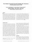 Research paper thumbnail of Two Distinct Neuronal Networks Mediate the Awareness of Environment and of Self