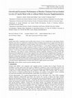 Research paper thumbnail of Growth and Economic Performance of Broiler Chickens Fed on Graded Levels of Canola Meal with or without Multi-Enzyme Supplementation