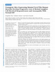 Research paper thumbnail of Transgenic mice expressing mutated Tyr437His human myocilin develop progressive loss of retinal ganglion cell electrical responsiveness and axonopathy with normal iop