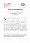 Research paper thumbnail of Il Dottorato in Scienze Bibliografiche  dell’Università di Udine (1998-2010)