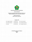 Research paper thumbnail of PROMOSI EKSPOR IKAN HIAS KOTA BEKASI MELALUI BEKASI ORNAMENTAL FISH -BILINGUAL WEB SITE