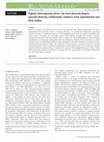 Research paper thumbnail of Habitat heterogeneity drives the host-diversity-begets- parasite-diversity relationship: evidence from experimental and field studies