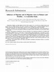 Research paper thumbnail of Influence of Migraine and of Migraine Aura on Balance and Mobility - A Controlled Study