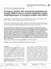 Research paper thumbnail of Portuguese families with dentatorubropallidoluysian atrophy (DRPLA) share a common haplotype of Asian originHapolotypes in Portuguse families with DRPLA