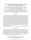 Research paper thumbnail of Laser Two-Photon Polymerization Micro- and Nanostructuring Over a Large Area on Various Substrates