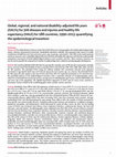 Research paper thumbnail of Global, regional, and national disability-adjusted life years (DALYs) for 306 diseases and injuries and healthy life expectancy (HALE) for 188 countries, 1990–2013: quantifying the epidemiological transition