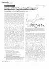 Research paper thumbnail of Formation of Metallic Mercury During Photodegradation/Photodarkening of α-HgS: Electrochemical Evidence